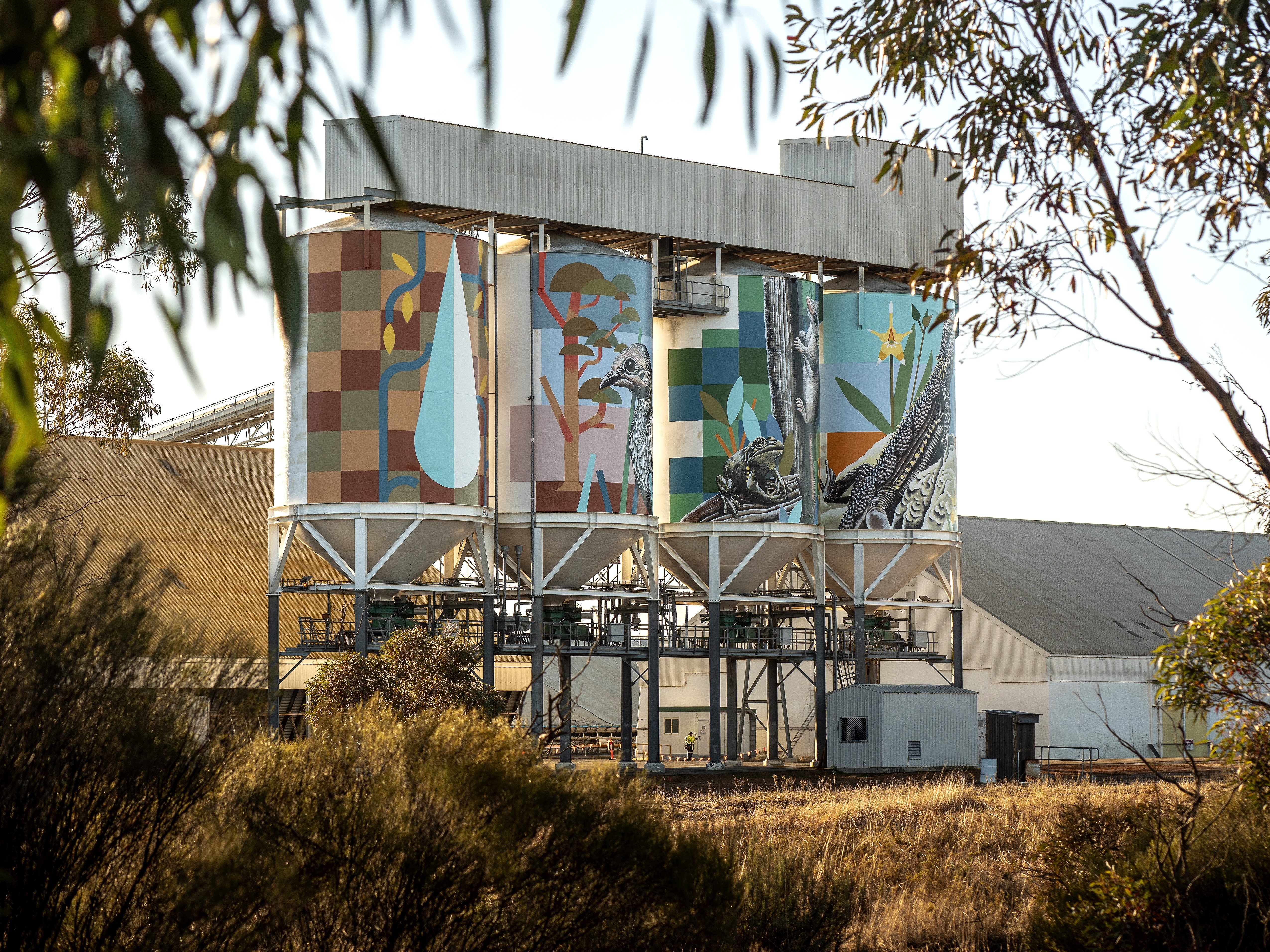 Newdegate Public silo Art